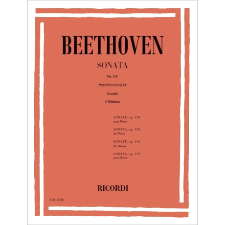 Ludwig van Beethoven - Sonata per pianoforte n. 31 op. 110