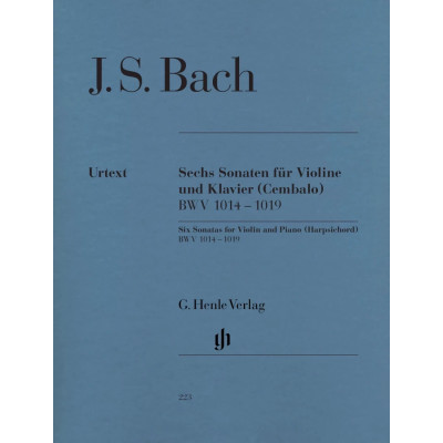 Johann Sebastian Bach - 6 Sonate per violino e pianoforte (clavicembalo) BWV 1014-1019