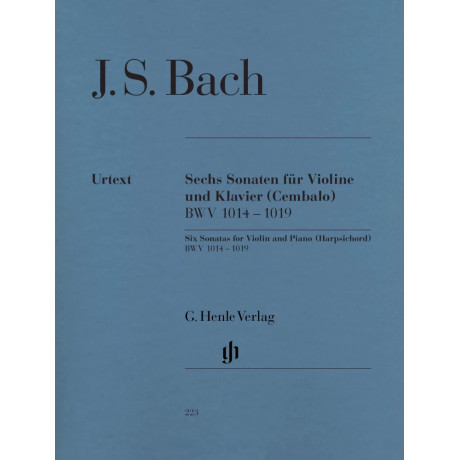 Johann Sebastian Bach - 6 Sonatas for Violin and Piano (Harpsichord) BWV 1014-1019