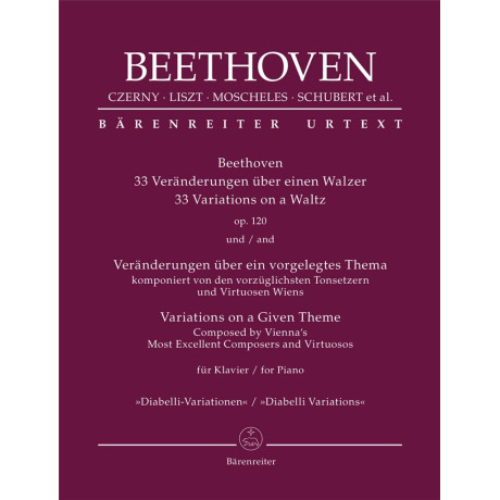 copy of Beethoven - 33 Variazioni sui Valzer Op.120 per Pianoforte