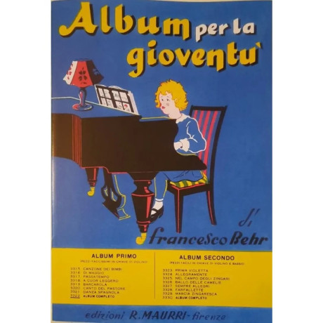 Behr - Album per la Gioventù Vol.1 per Pianoforte