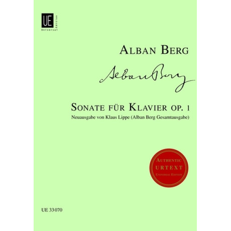 Berg - Sonata Op.1 per Pianoforte