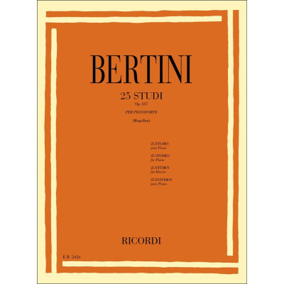 copy of Bertini - 25 Studi Op.100 per Pianoforte