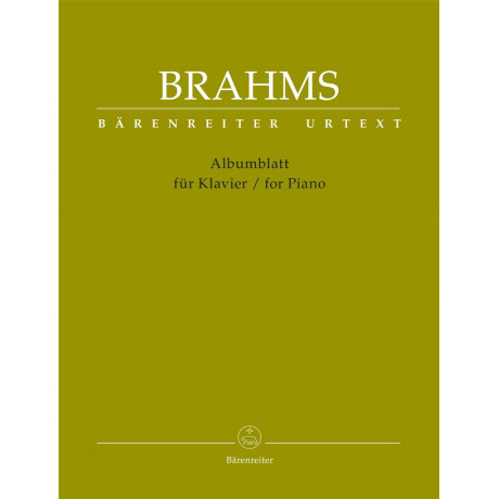 Brahms - Albumblatt per Pianoforte