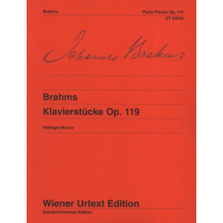 Brahms - Pezzi per Pianoforte Op.119
