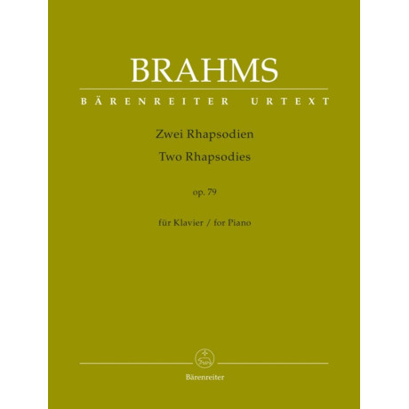 Brahms - 2 Rapsodie Op.79 per Pianoforte