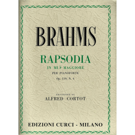 Brahms - Rapsodia in Mib Op.119 n.4 per Pianoforte
