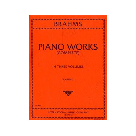 Brahms - Piano Works Vol.1