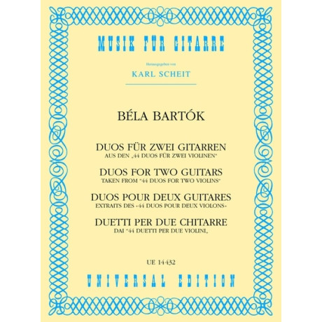 Bartok - Duetti per 2 Chitarre