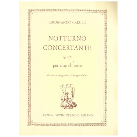 Carulli - Notturno Concertante Op.118 per 2 Chitarre