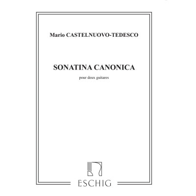 Castelnuovo Tedesco - Sonatina Canonica per 2 Chit.