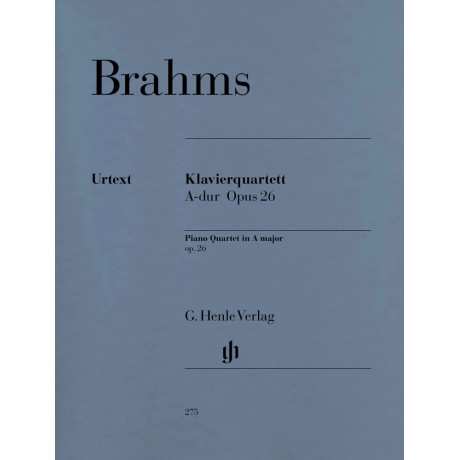 Johannes Brahms - Piano Quartet in A major Op. 26