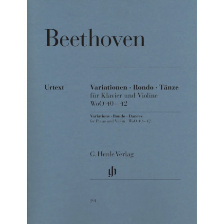 Ludwig van Beethoven - Variations, Rondo, Dances for Piano and Violin