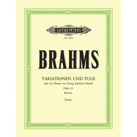 Brahms - Variazione e Fuga Op.24 per Pianoforte