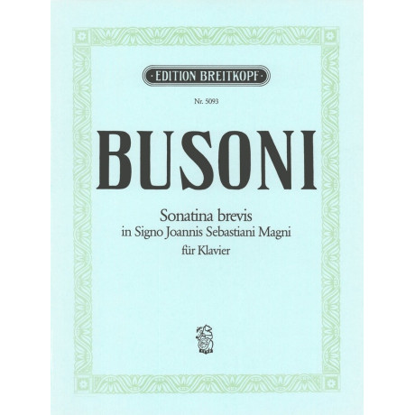 Busoni - Sonatina Brevis per Pianoforte