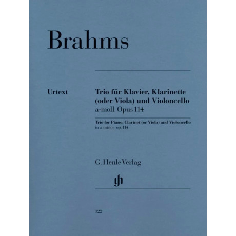 Johannes Brahms - Trio in la minore op. 114 per pianoforte, clarinetto (viola) e violoncello