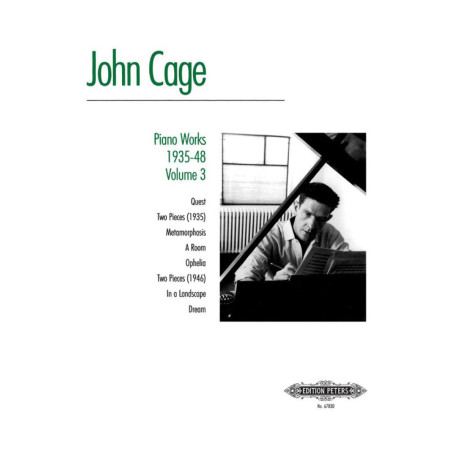 Cage - Piano Works 1935-48 Vol.3 per Pianoforte