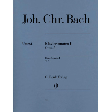 Bach, Joh. Chr. - Sonate per pianoforte - Volume 1 - Op. 5