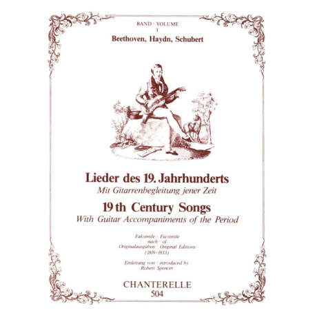 Lieder 19th Century Songs con Accomp.della Chitarra