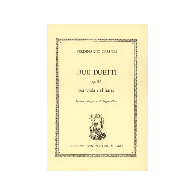 Carulli - 2 Duetti Op.137 per Viola e Chitarra