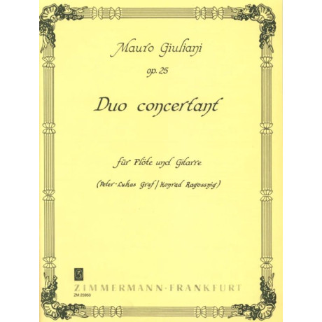 Giuliani - Duo Concertante Op.25 per Flauto e Chitarra