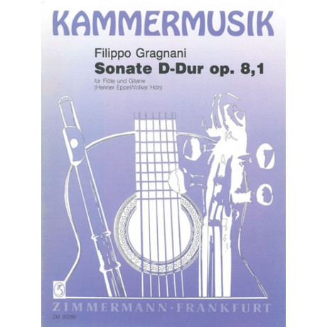 Gragnani - Sonata in Re Maggiore Op.8,1 per Fl. e Chit.