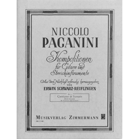Paganini - Centone di Sonate per Violino e Chitarra