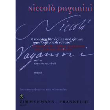 Paganini - Centone di Sonate 2° per Violino e Chitarra