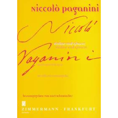 Paganini - 6 Sonate Op.2 per Violino e Chitarra