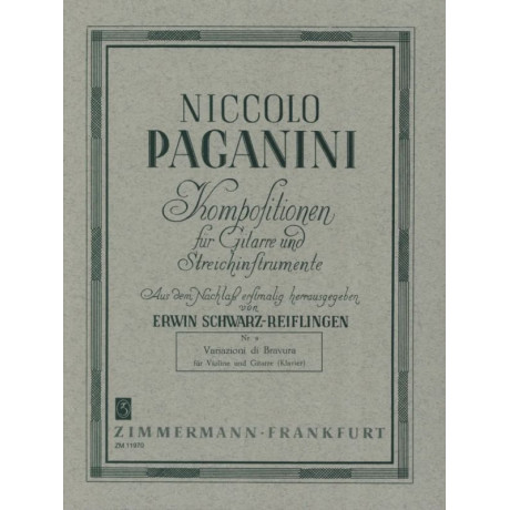 Paganini - Variazioni di Bravura per Violino e Chitarra