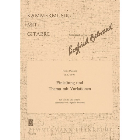 copy of Paganini - 6 Sonate Op.3 per Violino e Chitarra