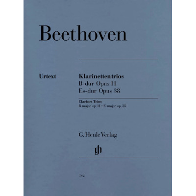 Ludwig van Beethoven - Trii per pianoforte, clarinetto (violino) e violoncello, op. 11 e op. 38