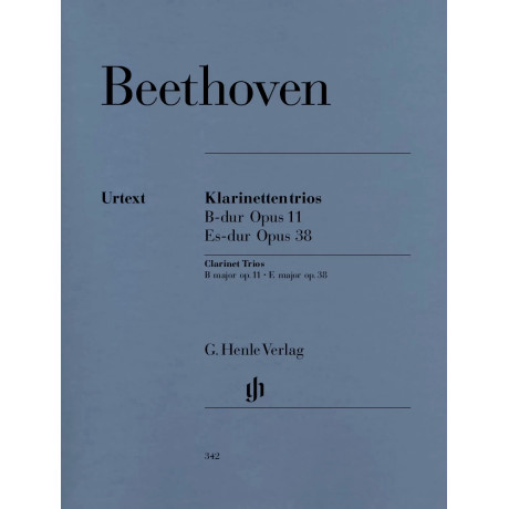 Ludwig van Beethoven - Trios for Piano, Clarinet (or Violin) and Violoncello, Op. 11 and Op. 38