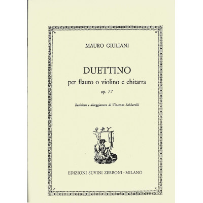 Giuliani - Duettino Op.77 per Flauto o Violino e Chitarra