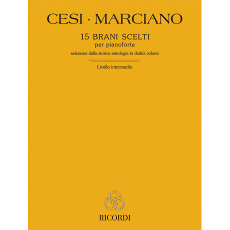 Cesi Marciano - 15 Brani Scelti per Pianoforte