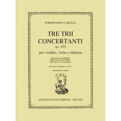 Ferdinando Carulli - Trio concertante per violino, viola e chitarra op. 103 n. 1