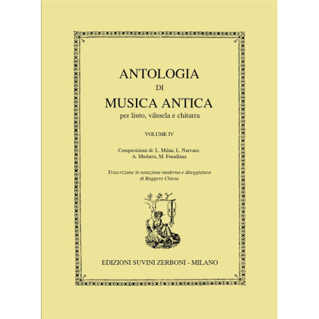 Antologia di Musica Antica per Liuto, Vihuela e Chitarra Vol.4
