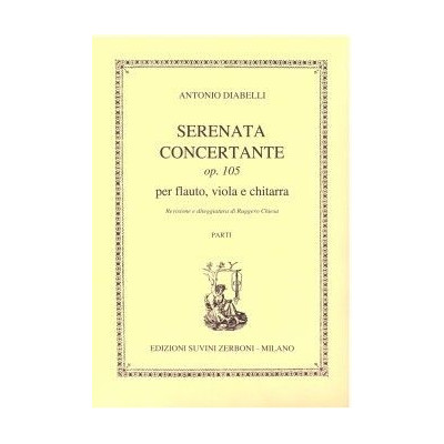 Diabelli - Serenata Concertante Op.105 per Flauto Viola e Chit.