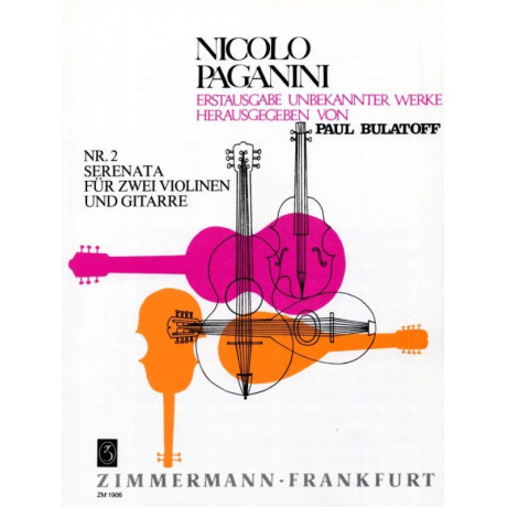 Paganini - Serenata n.2 per 2 Violini e Chitarra