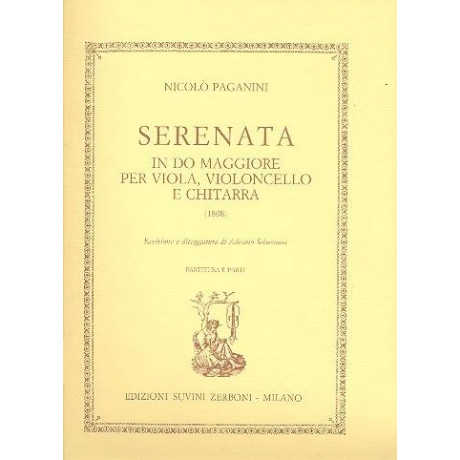 Paganini - Serenata in Do M.per Viola V.Cello e Chitarra