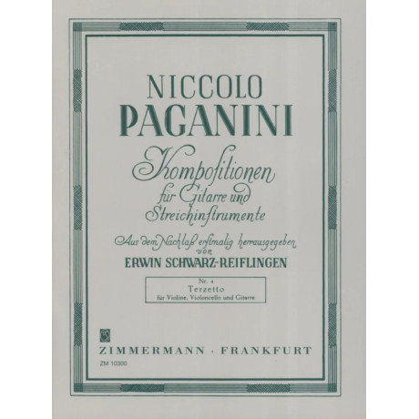 Paganini - Terzetto per Violino Violoncello e Chitarra