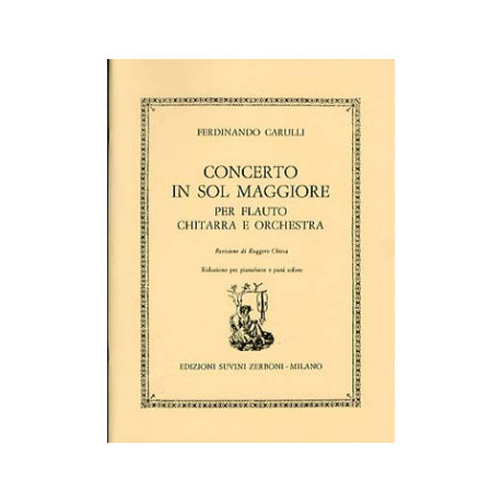 Carulli - Concerto in Sol Magg. per Flauto Chit. e Orch.