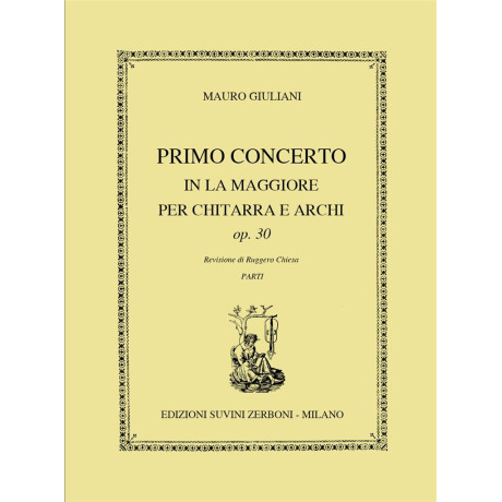 Giuliani - 1°Concerto in La Maggiore Op.30 Chit.e Archi