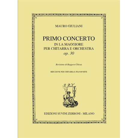 Giuliani - 1°Concerto in La Maggiore Op.30 Chit.e Pf.