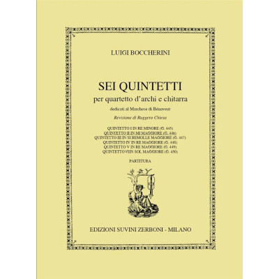 Boccherini - Quintetto n. 2 per quartetto d'archi e chitarra (G. 446)