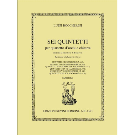 Boccherini - Quintet No. 2 for String Quartet and Guitar (G. 446)