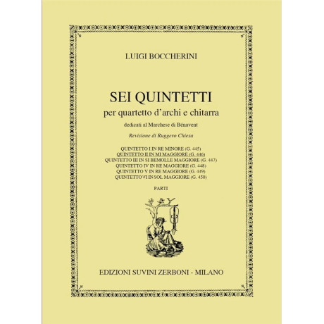 lUIGI Boccherini - Quintet No. 2 for String Quartet and Guitar (G. 446)