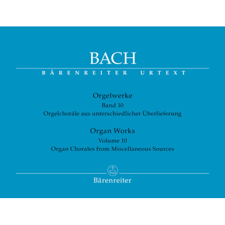 Bach - Orgelwerke 10° Urtext
