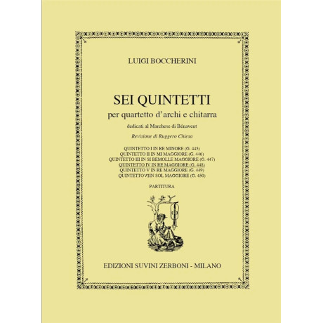 Luigi Boccherini - Quintet No. 4 for String Quartet and Guitar (G. 448)
