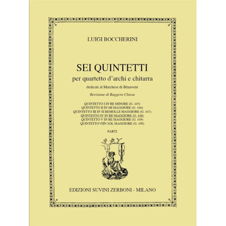 Luigi Boccherini - Quintetto n. 4 per quartetto d'archi e chitarra (G. 448)